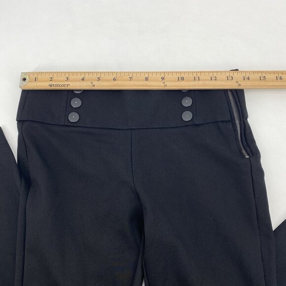 ZARA TRAFALUC Size M Black Stretch Rayon Ponte Knit Legging Collection Pant - Picture 3 of 11